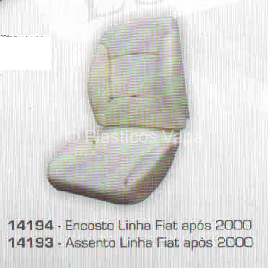 14194 Encosto – 14193 Assento /Linha Fiat após 2000