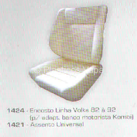 1424 Encosto Linha Volks 82 à 92 – 1421 Assento Universal